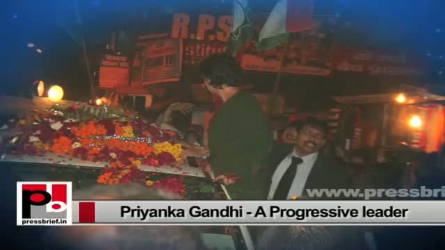 Priyanka Gandhi - genuine mass leader easily strikes chord with aam aadmi