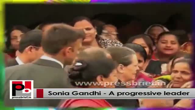 Sonia Gandhi's focus - to eradicate poverty from our country