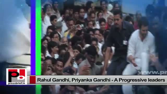 Rahul Gandhi, Priyanka Gandhi Vadra-energetic Congress leaders, inspiring personalities