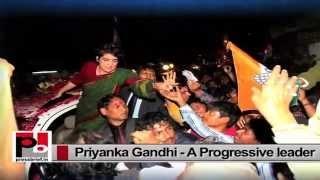 Priyanka Gandhi Vadra-a real mass leader with a special ability to connect with masses