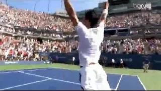 Kei Nishikori beats Novak Djokovic HD - Djokovic vs Nishikori US Open 2014