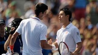 Kei Nishikori vs Novak Djokovic All Highlights HD US Open 2014