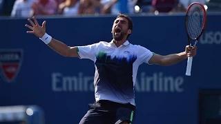 Marin Cilic beats Roger Federer - Federer vs Cilic HD US Open 2014