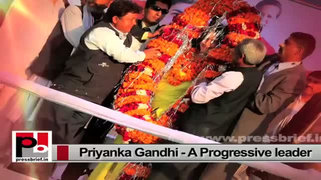 Priyanka Gandhi Vadra-star Congress campaigner, genuine mass leader with modern vision