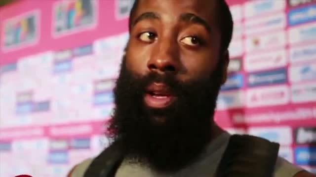 NBA: James Harden on Preparing for Serbia in the FIBA Finals