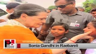 Sonia Gandhi in Raebareli, launches welfare projects, interacts with people