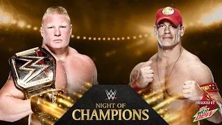 John Cena vs. Brock Lesnar - Night of Champions - WWE 2K14 Simulation