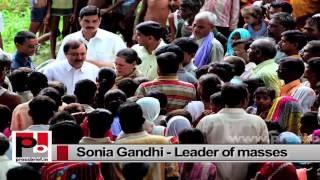 Sonia Gandhi in Raebareli, assures people to take up water, power woes with state govt