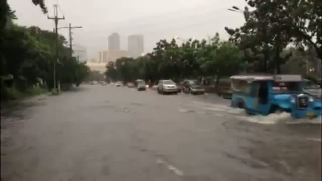Major Flooding Swamps Philippines Capital