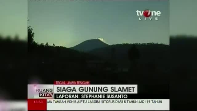 Volcano Erupts in Indonesia