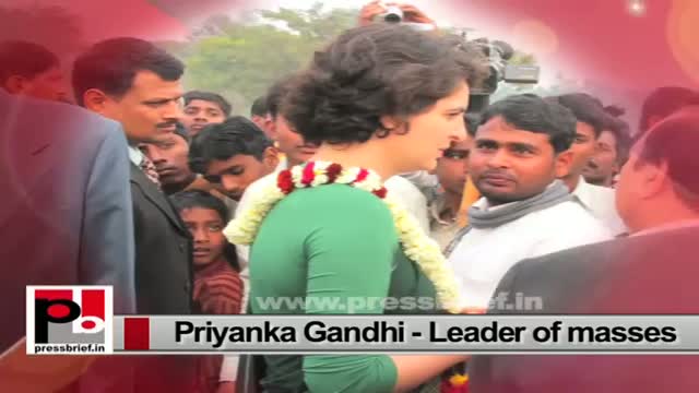 Young, charismatic leader Priyanka Gandhi-Energetic Congress campaigner