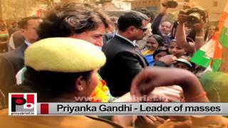 Priyanka Gandhi Vadra-genuine mass leader who makes a great impact among the people