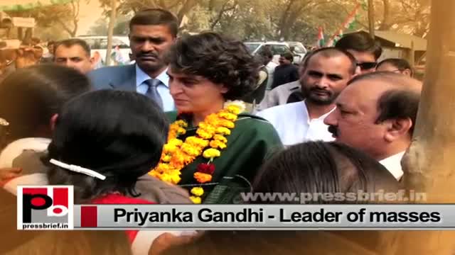 Charismatic Congress campaigner Priyanka Gandhi Vadra easily connects with people