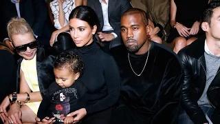 Kim Kardashian Has Baby North Front Row At Paris Fashion Week