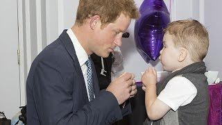 Prince Harry Hugs Little Boy!