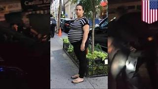 Caught on video: NYPD shove pregnant woman Sandra Amezquita in Sunset Park