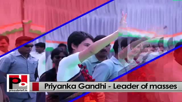 Priyanka Gandhi Vadra-energetic, progressive Congress leader, voice of the youth