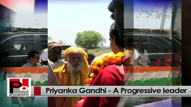 Young, Charismatic persona, star Congress campaigner Priyanka Gandhi