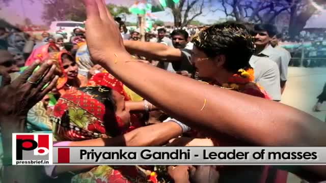 Charismatic Priyanka Gandhi has a special ability to connect with people
