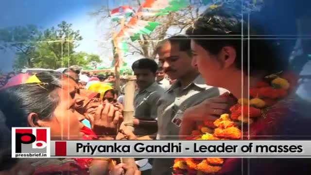 Energetic Priyanka Gandhi Vadra - progressive leader with innovative ideas