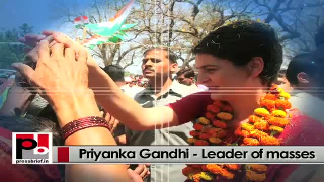 Charismatic Priyanka Gandhi Vadra - inspiring leader with modern vision