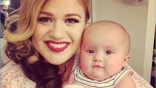 KELLY CLARKSON Takes Her Baby to Work!