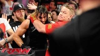 John Cena and Dean Ambrose get their hands on Seth Rollins: WWE Raw, Oct. 6, 2014