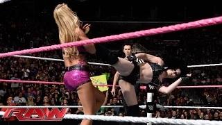AJ Lee & Emma vs. Paige & Alicia Fox: WWE Raw, Oct. 6, 2014
