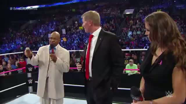 Theodore Long, Stephanie McMahon and John Laurinaitis create history: WWE SmackDown, Oct. 10, 2014