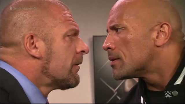 The Rock and Triple H take an aggressive stroll down memory lane: WWE SmackDown, Oct. 10, 2014