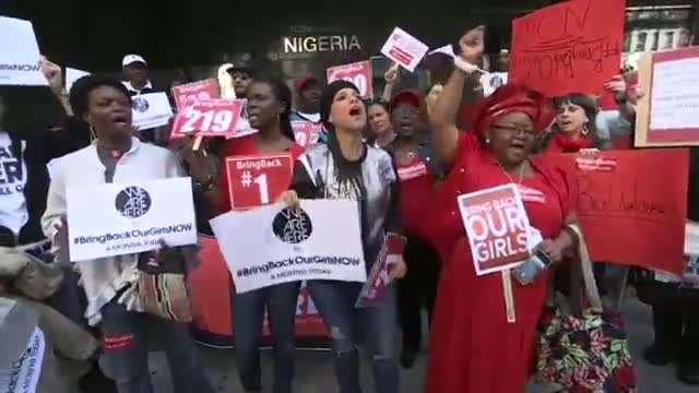 Alicia Keys Protests for Lost Nigerian Girls