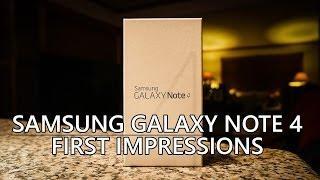 Samsung Galaxy Note 4 Unboxing and First Impressions!