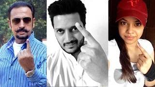 Bollywood Celebs Cast Vote