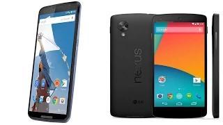 Nexus 6 vs. Nexus 5 - Specs Comparison Review!