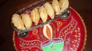 Ghughra or Gujia or Karanji Video Recipe - Diwali special recipe