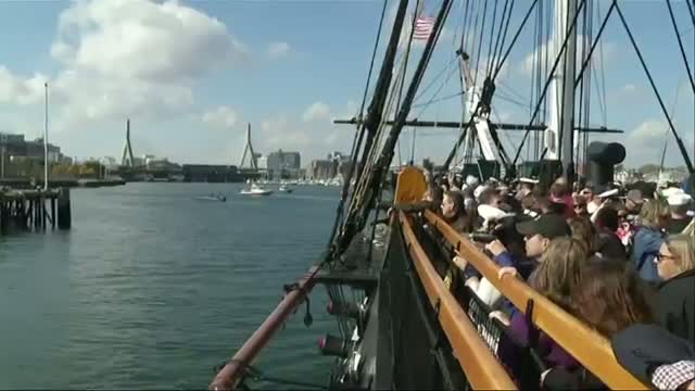 USS Constitution Takes Final Trip