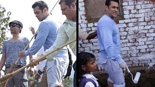 Salman Cleans Garbage For Swach Abhiyaan 