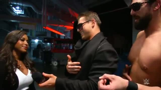 The Miz celebrates "his" win - WWE Raw Fallout, Oct. 20, 2014