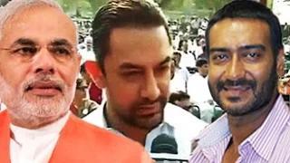 Aamir Khan & Ajay Devgn React On Narendra Modi's Campaign