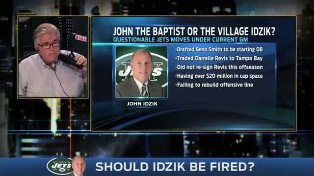 Mike Francesa rant destroys John Idzik and New York Jets