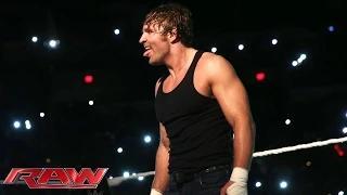 Dean Ambrose calls out Bray Wyatt: WWE Raw, October 27, 2014