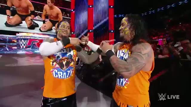 The Usos vs. The Miz & Damien Mizdow: WWE Raw, October 27 2014