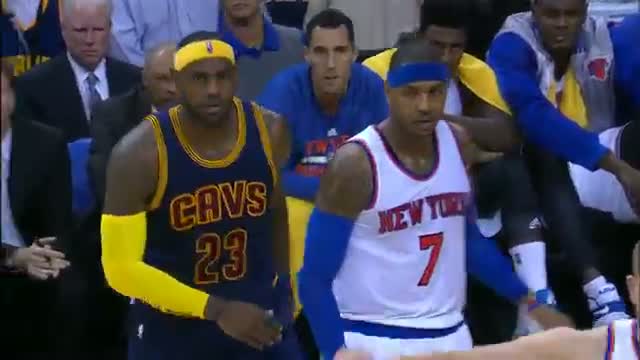 NBA: Carmelo and the Knicks Ruin Lebron's Homecoming