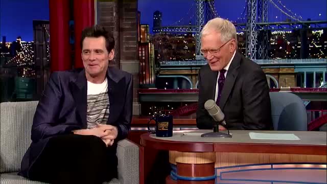 Jim Carrey Rolls Matthew McConaughey's Boogers - David Letterman