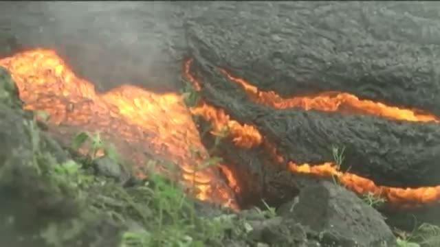 Lava Within 500 Feet of Main Town Road