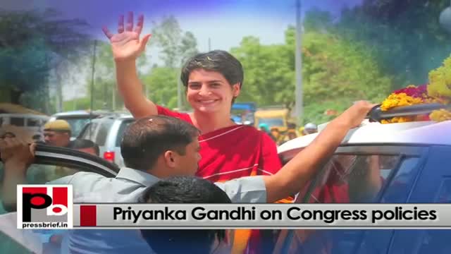 Energetic leader Priyanka Gandhi - Young Congress campaigner
