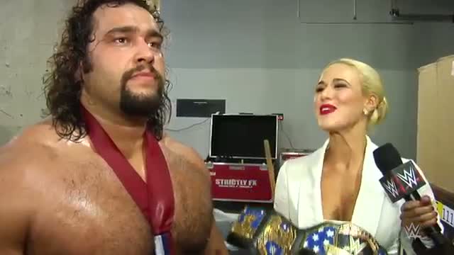 Rusev wins gold on WWE Network - Raw Fallout - Nov. 3, 2014
