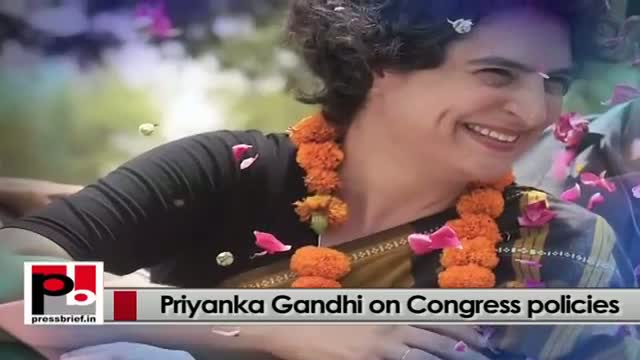 Priyanka Gandhi Vadra - charismatic and an intelligent leader with innovative ideas