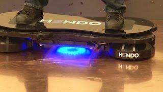 'Back to the Future' Hoverboard Really Floats