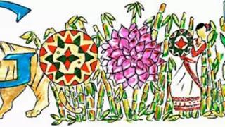 Doodle 4 Google - India 2014 winner Vaidehi Reddy paints about Assam